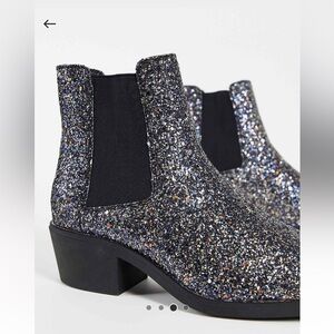 ASOS GLITTER MENS CHELSEA BOOT